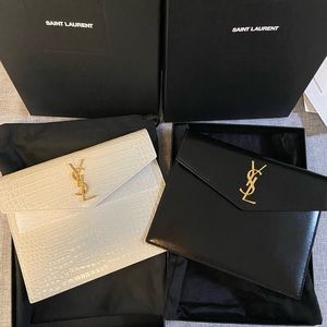 AUTHENTIC SAINT LAURENT CLUTCHES